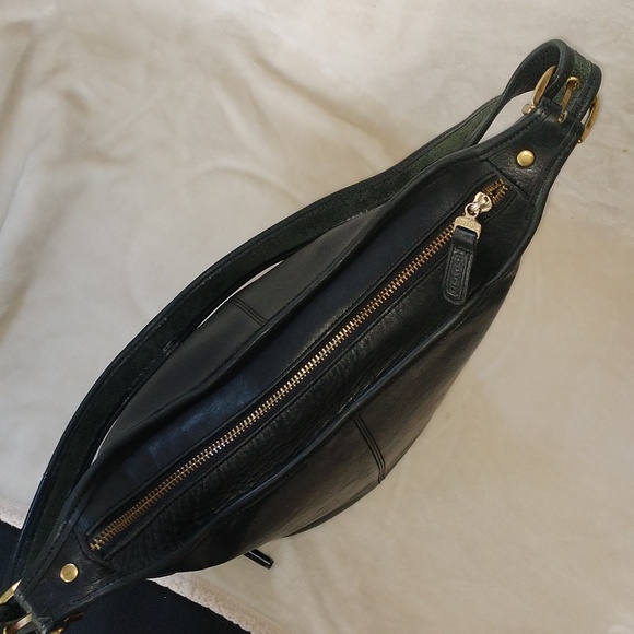VINTAGE COACH large weekender in black leather. - Picture 7 of 10